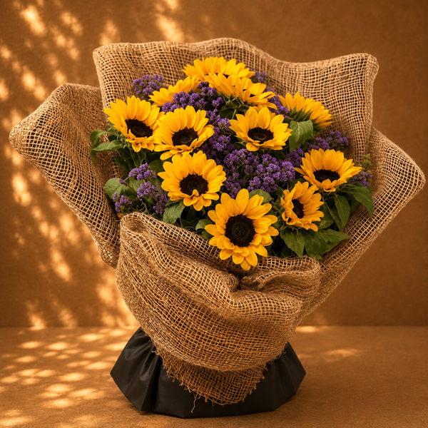 Sunflower Serenade fresh sunflower bouquet by Petals in Lahore